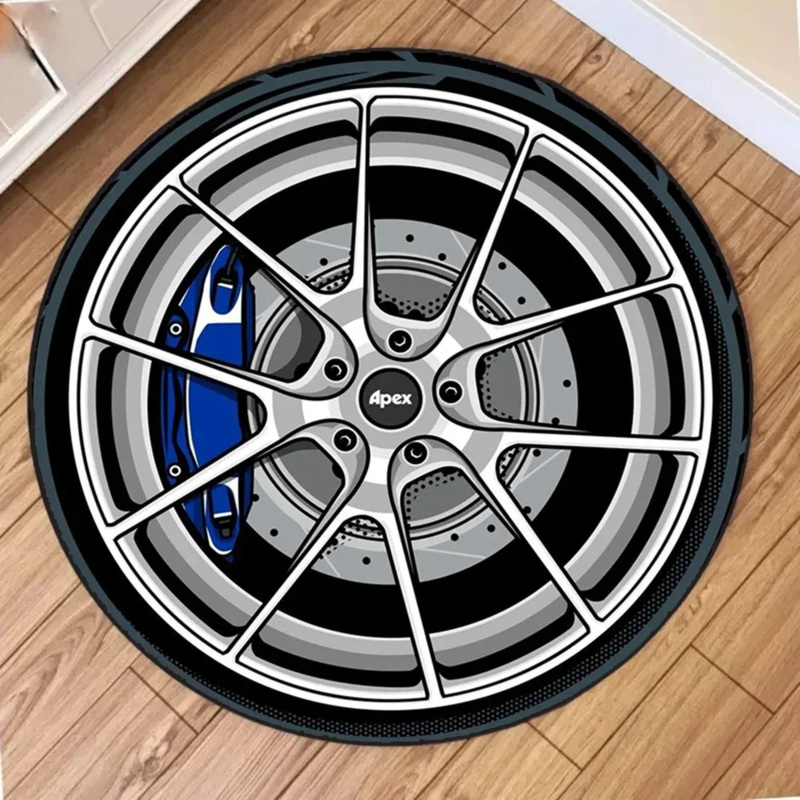 Lighting Mcqueen Bedroom Decor - VIKAMA 자동차 허브 라운드 쿠션 부드러운