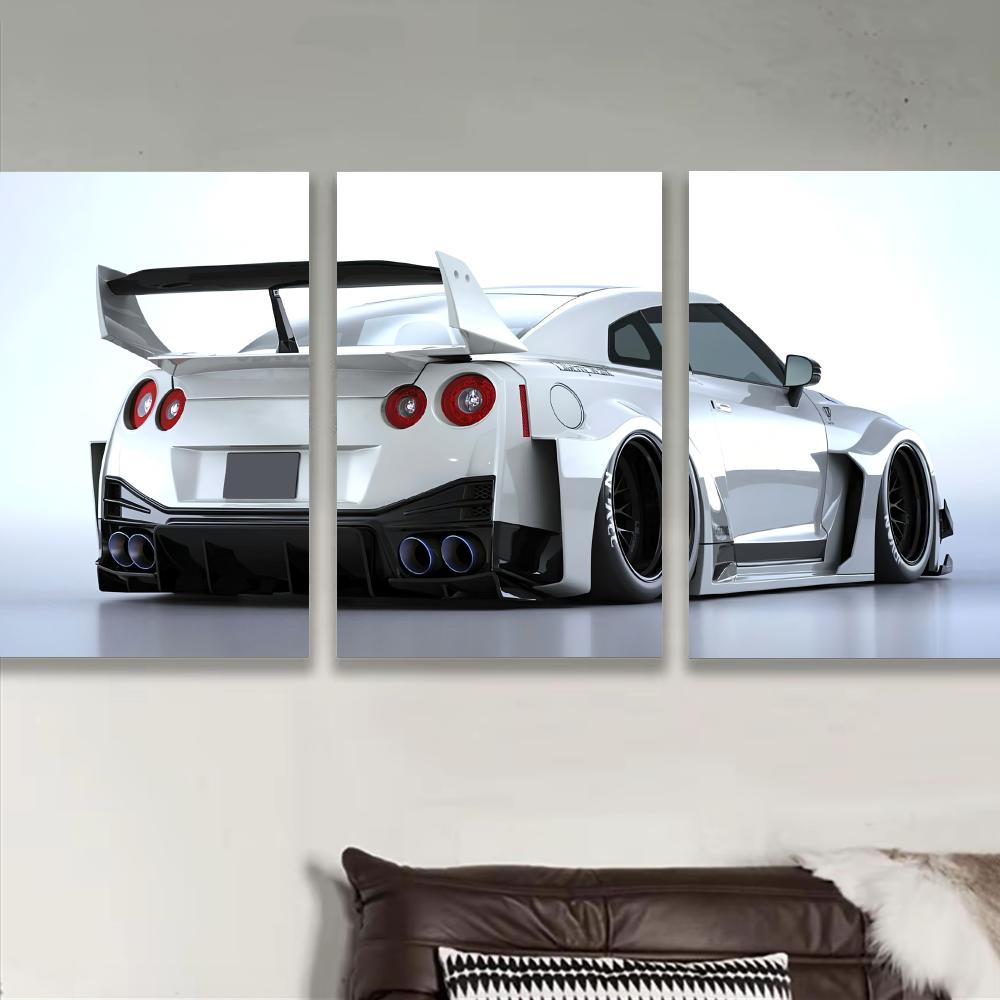Lighting Mcqueen Bedroom Decor - 화이트 일본 슈퍼 스포츠카 포스터 스티커