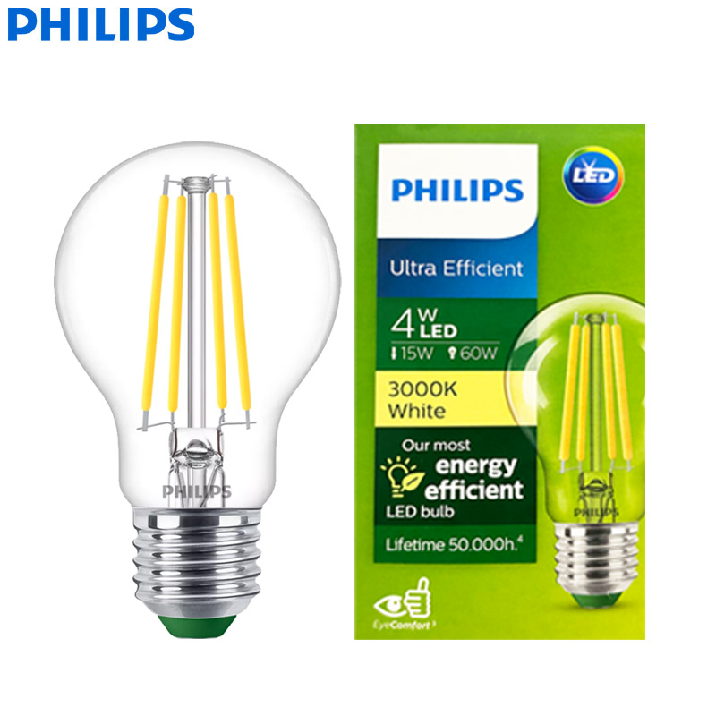 Philips Bulb Led Classic - 필립스 초고효율 LED 필라멘트 전구, 투명