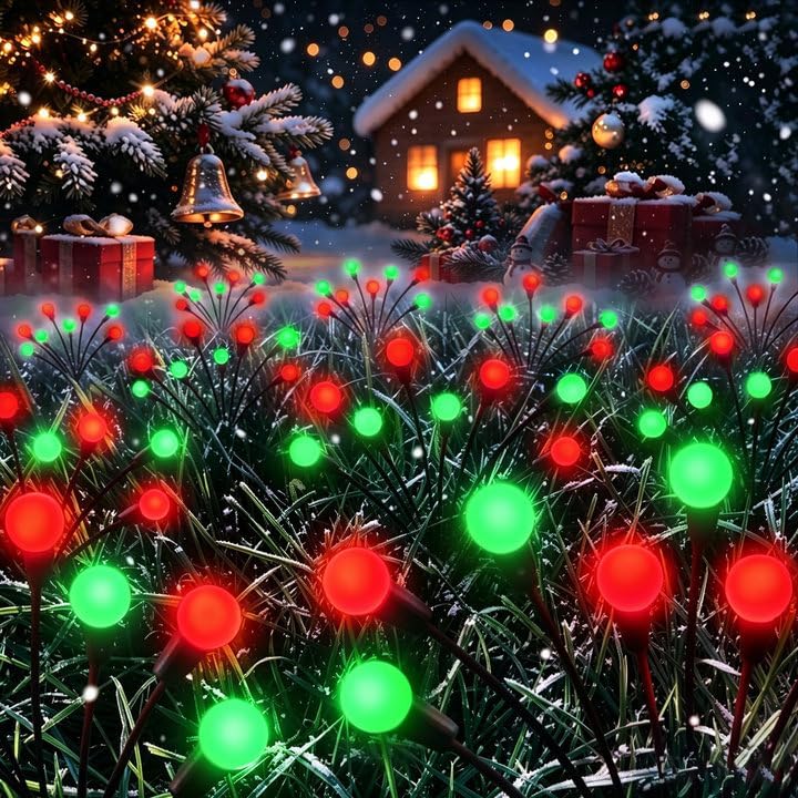 실외 크리스마스 장식용 태양광 반딧불이 조명, 8개 세 - Lighting Christmas Decor 리뷰 및 가격
