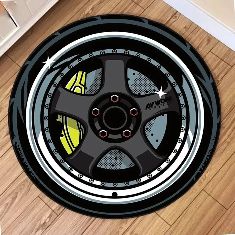 VIKAMA 자동차 허브 라운드 쿠션 부드러운 미끄럼  - Lighting Mcqueen Bedroom Decor 리뷰 및 가격