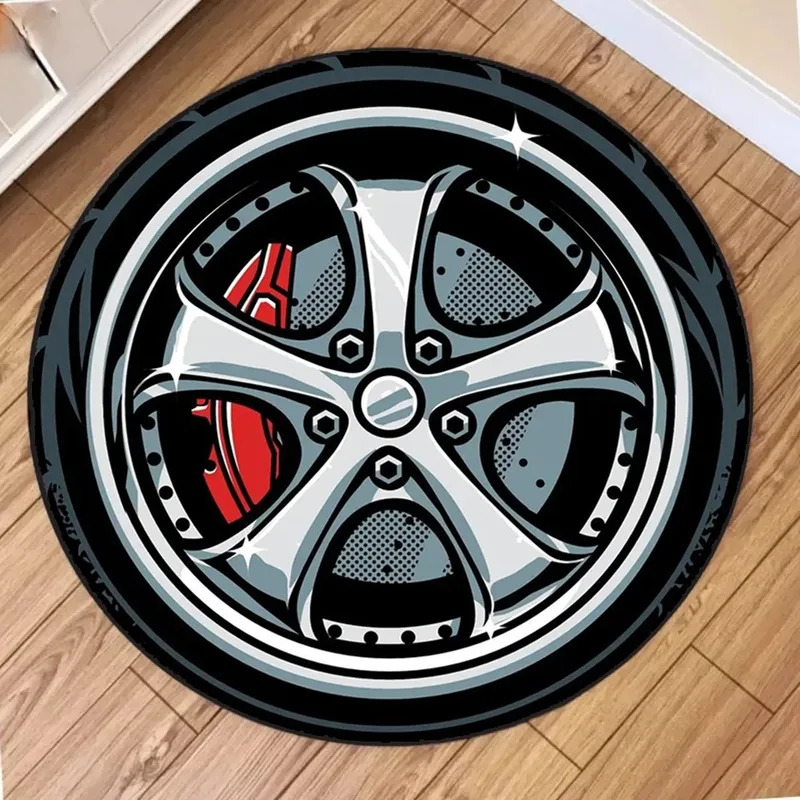 VIKAMA 자동차 허브 라운드 쿠션 부드러운 미끄럼  - Lighting Mcqueen Bedroom Decor 리뷰 및 가격