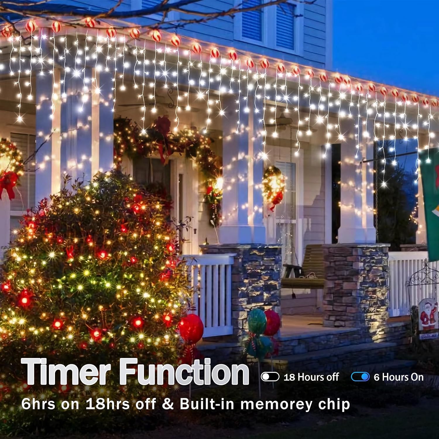 실외용 크리스마스 장식용 전구, 164피트(약 50미터 - Lighting Christmas Decor 리뷰 및 가격