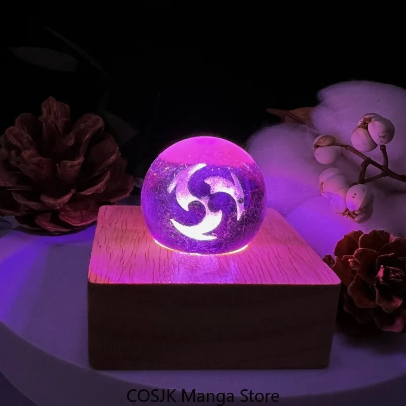 게임 원신 임팩트, 요소를 모티브로 한 유리 구슬, 야 - Lighting Decoration Ideas 리뷰 및 가격