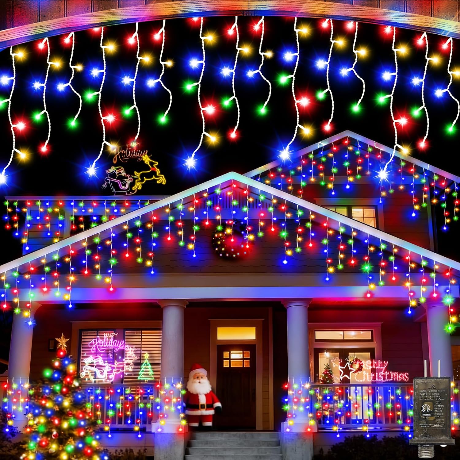 1280개의 LED 크리스마스 장식용 전구, 240개의 - Lighting Christmas Decor 리뷰 및 가격