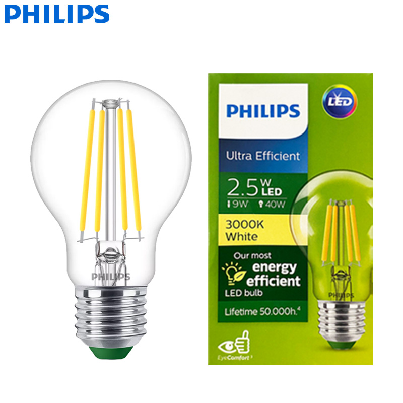 필립스 초고효율 LED 필라멘트 전구, 투명 A60,  - Philips Bulb Led Classic 리뷰 및 가격