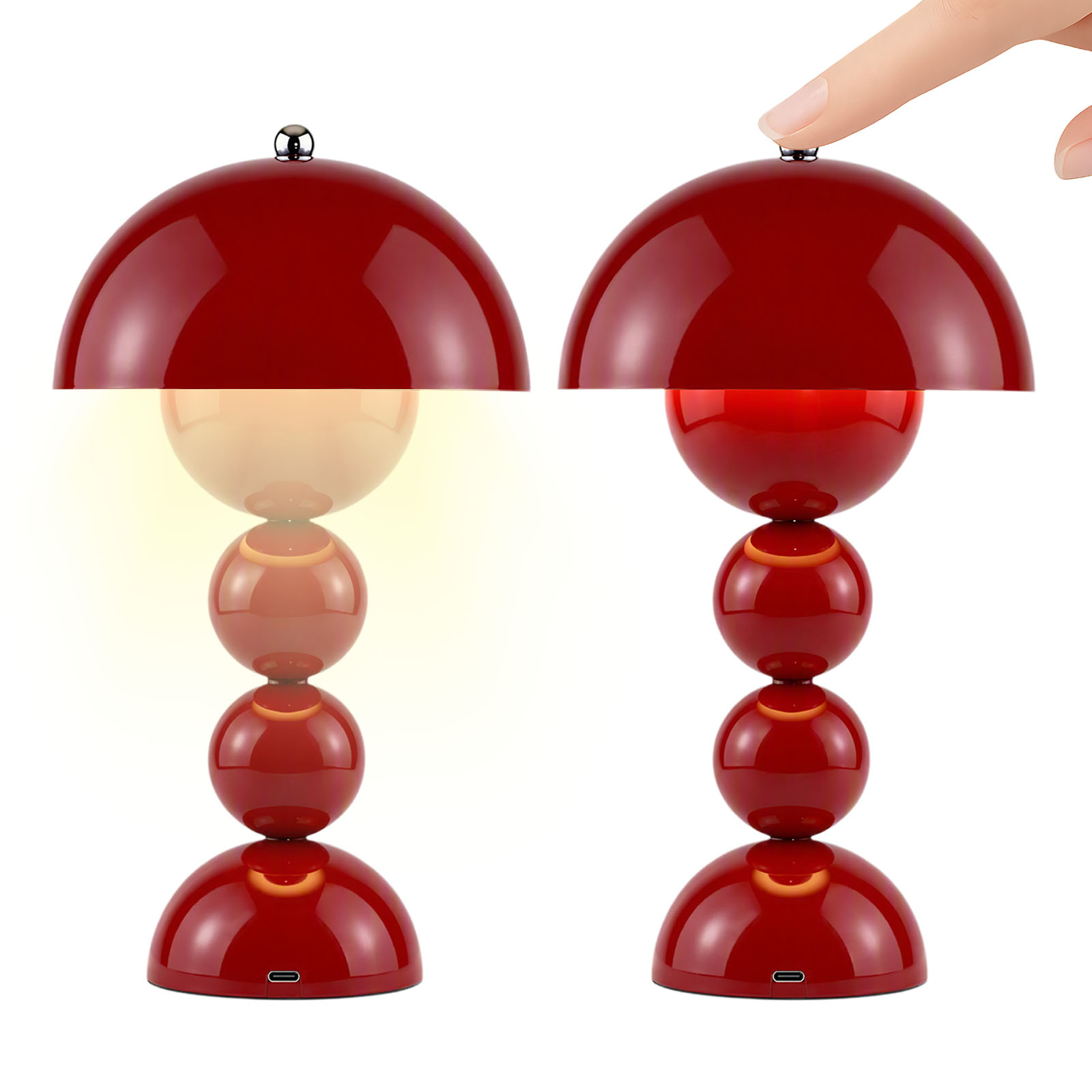 빈티지 스타일의 버섯 모양 탁상 램프, USB LED, - Decor Lighting Lamps 리뷰 및 가격