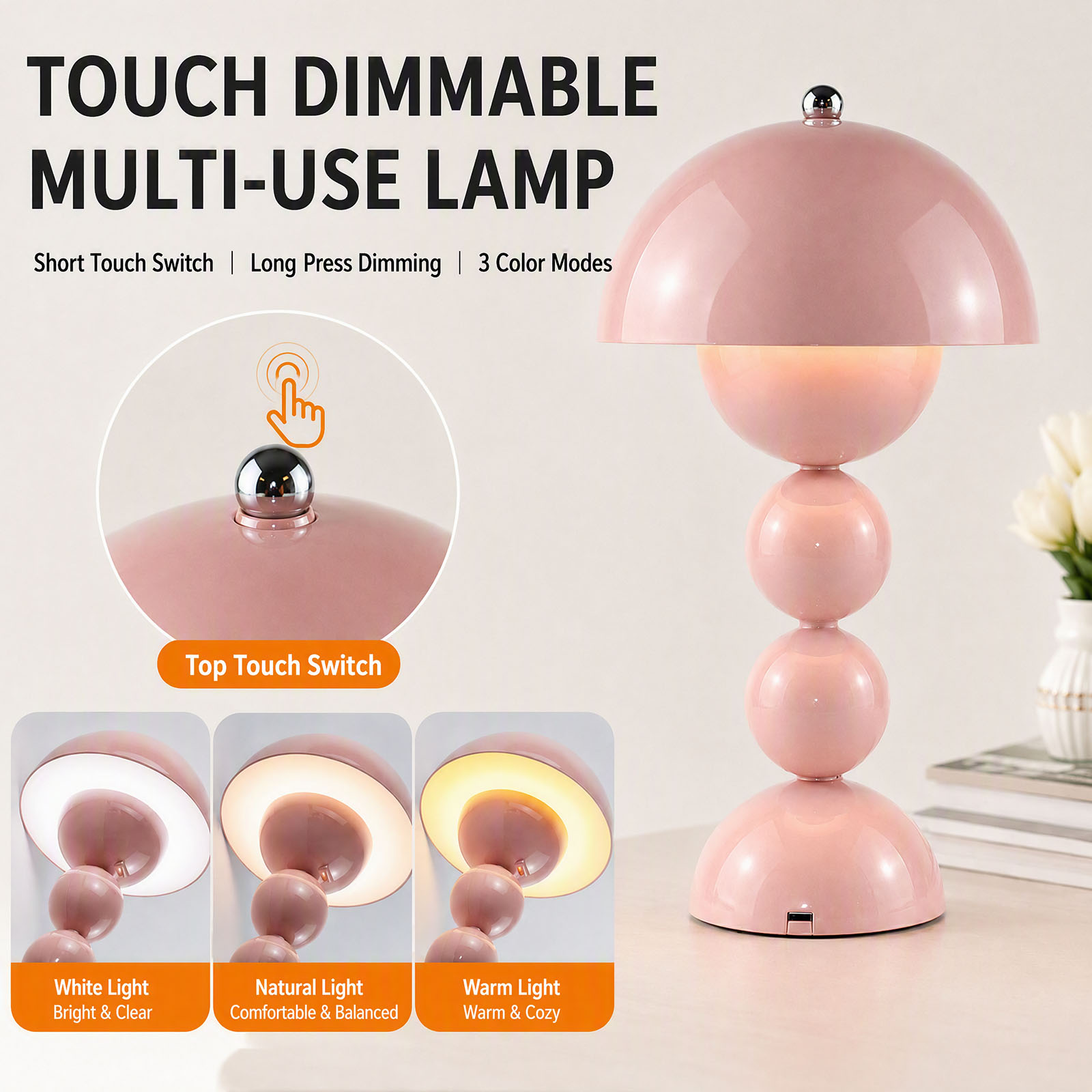 빈티지 스타일의 버섯 모양 탁상 램프, USB LED, - Decor Lighting Lamps 리뷰 및 가격