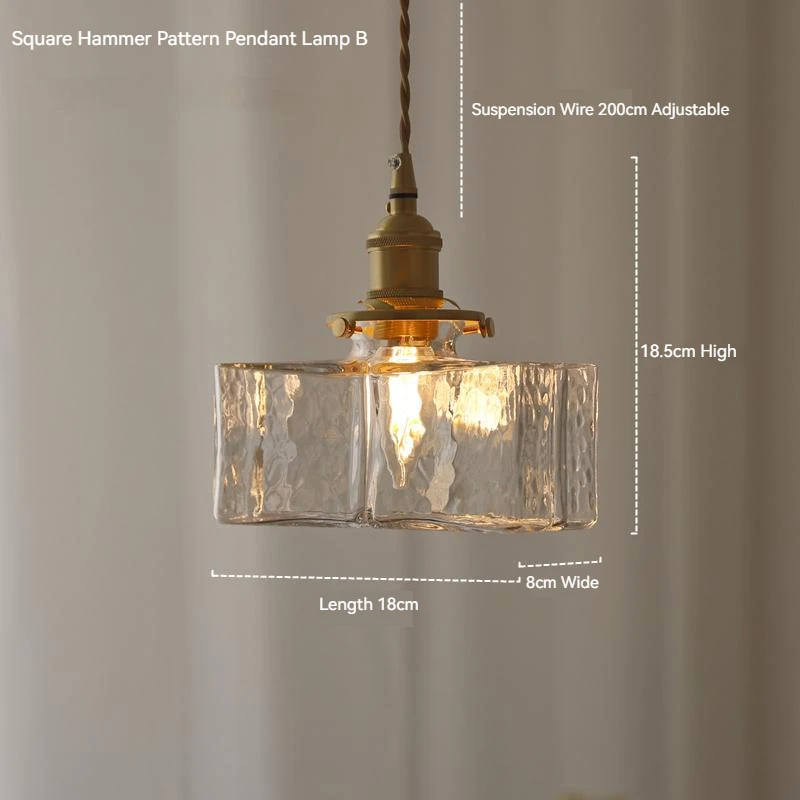 # 빈티지 황동 유리 펜던트 램프, 침실 식탁 샹들리에 - Up Lighting Decor 리뷰 및 가격