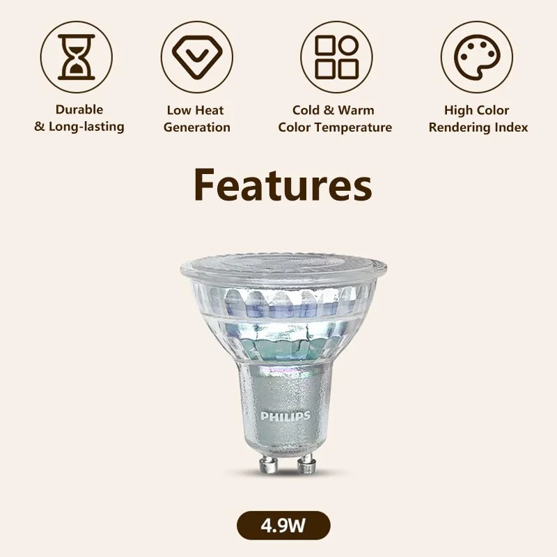 필립스 GU10 PAR16 에센셜 클래식 화이트 천장  - Philips Bulb Led Classic 리뷰 및 가격
